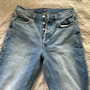 GAP straight leg ankle jeans